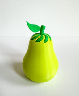 Pear Pass-Through Fidget (2 Styles) 3d model