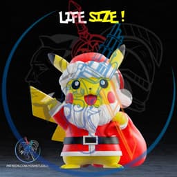 Life Size Christmas Monster #025 3D Printer STL file 3d model