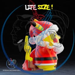 Life Size Christmas Monster #025 3D Printer STL file 3d model