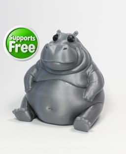 Hippo Dad 3d model