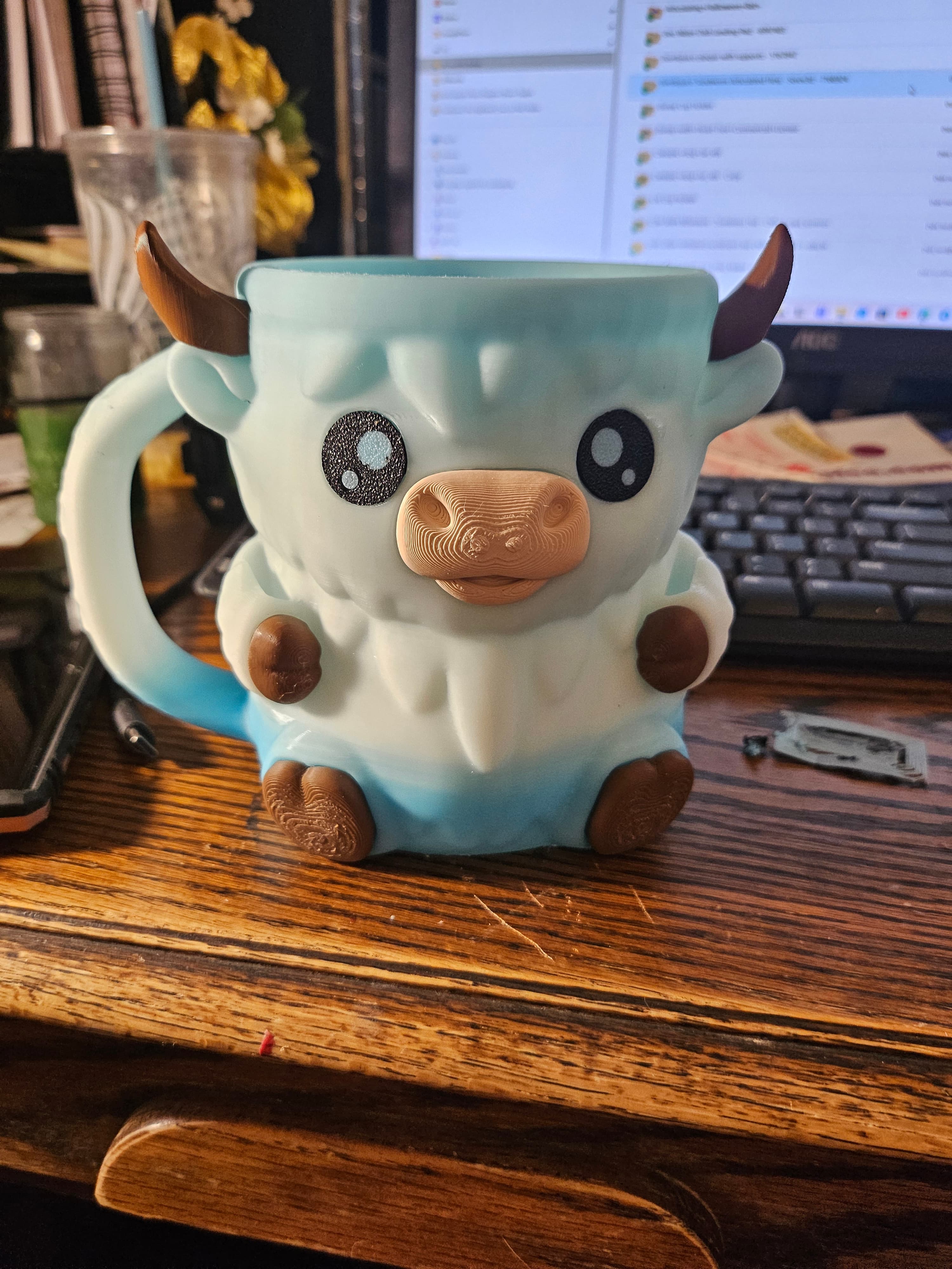 I absolutely love this print. I am going to try the rest of the Ice Cream Pint Holders. I think they will be great stocking stuffers for my family.