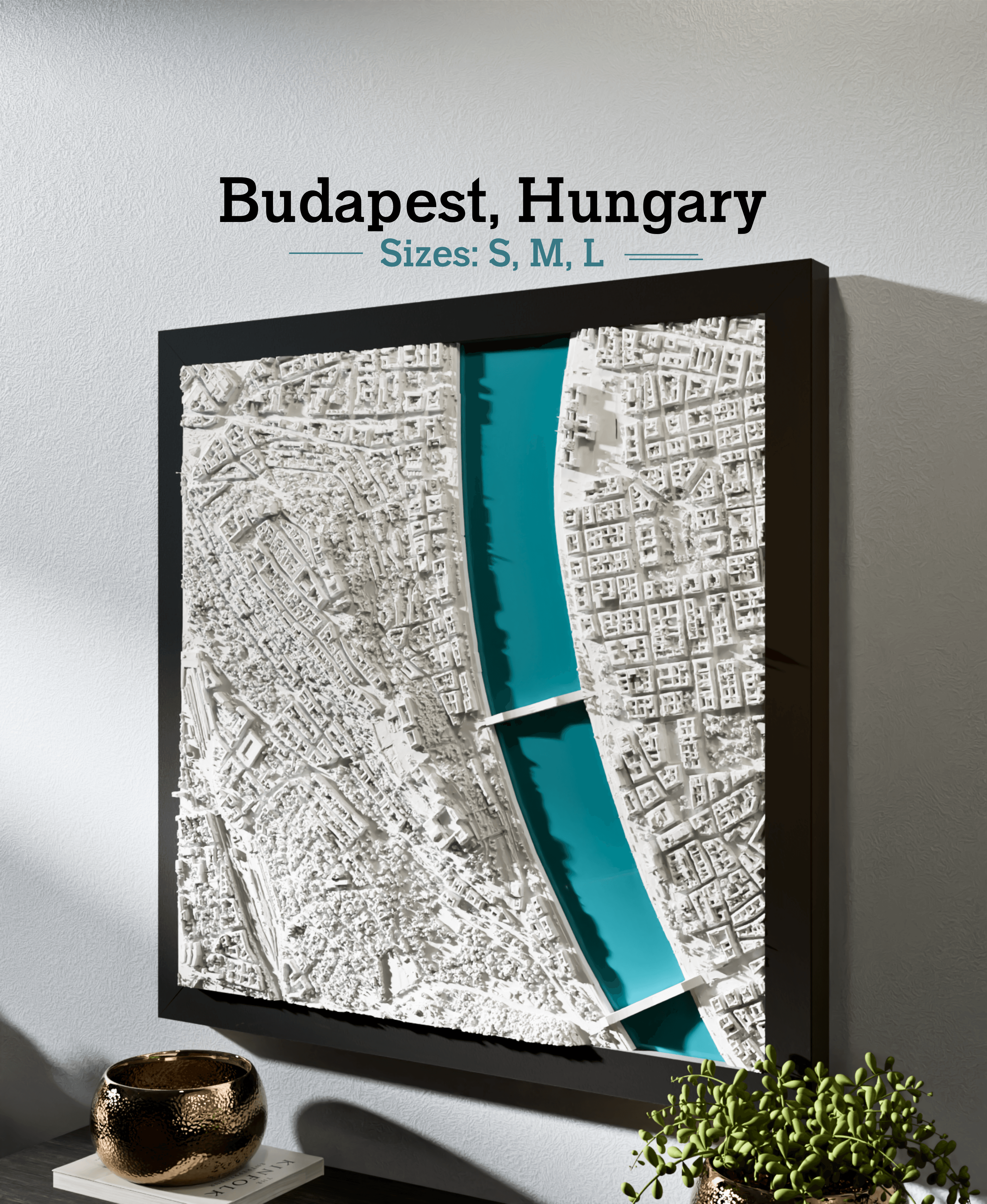Budapest, Hungary - S, M, L, & XL 3d model
