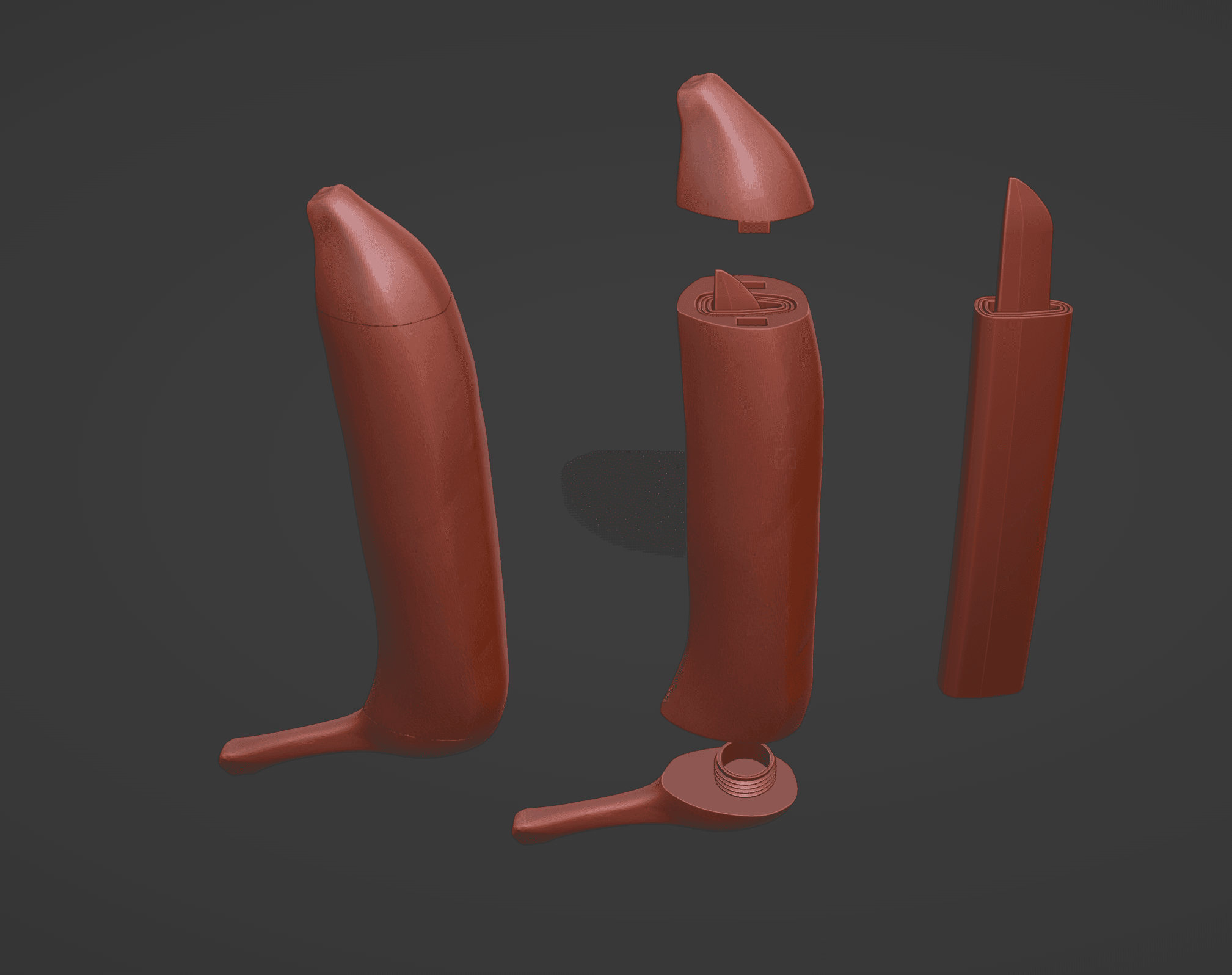Banana Katana 3d model