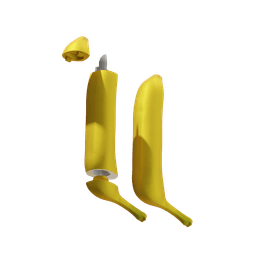 Banana Katana 3d model