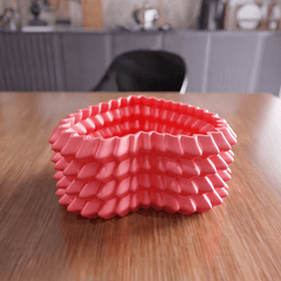 Parametric Textured Heart Box & Desk Organizer 3d model