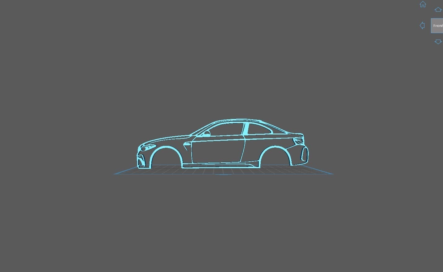 BMW - F87 M2 2019 Wall Art 3d model