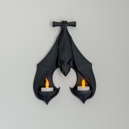 Hanging Bat TeaLight Sconce - Wall Hangable 3d model