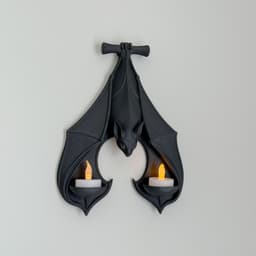 Hanging Bat TeaLight Sconce - Wall Hangable 3d model