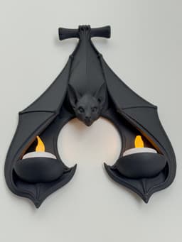 Hanging Bat TeaLight Sconce - Wall Hangable 3d model