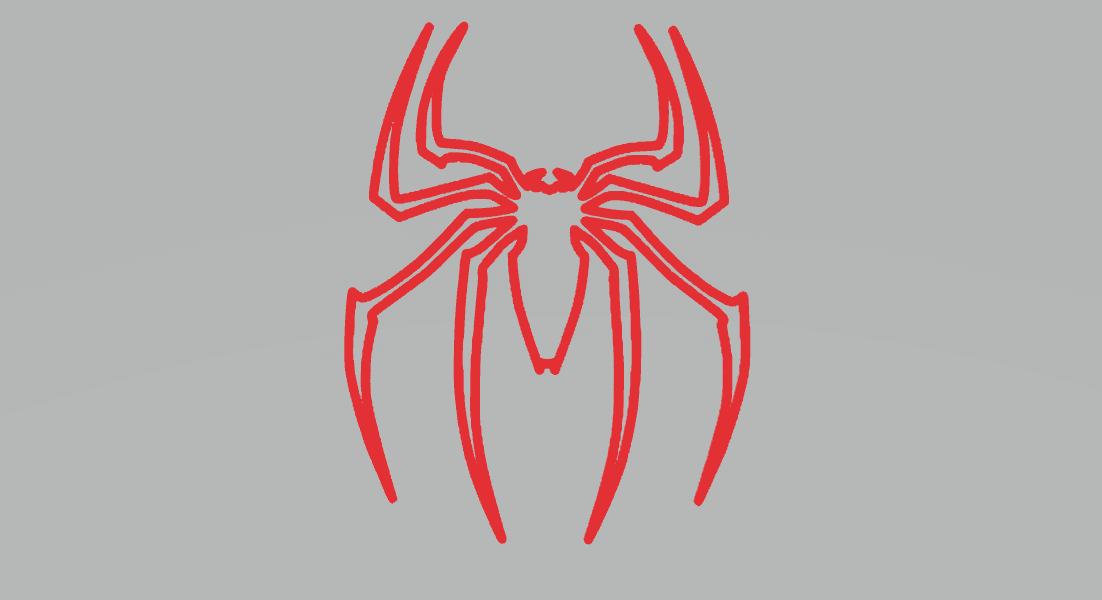 Spider Man Logo.stl 3d model
