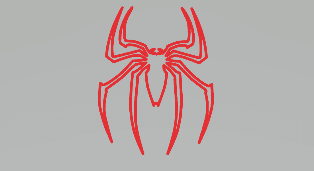 Spider Man Logo.stl 3d model