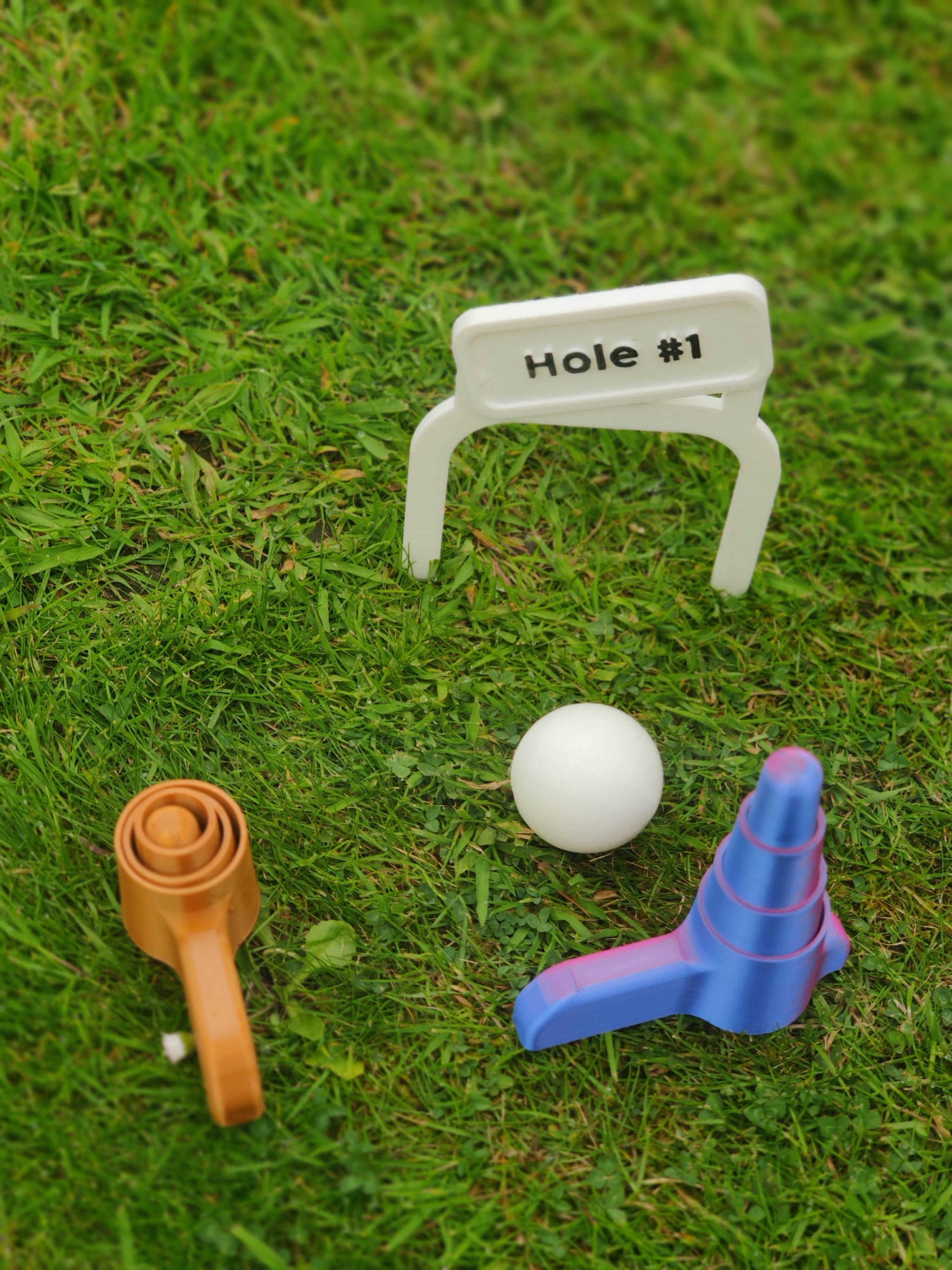 Collapsible PiP Garden or Indoors Mini Golf #OutdoorThangs (video on model page) 3d model