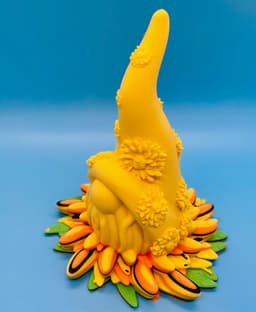 Mother's Day Sunflower Themed Message Gnome 3d model