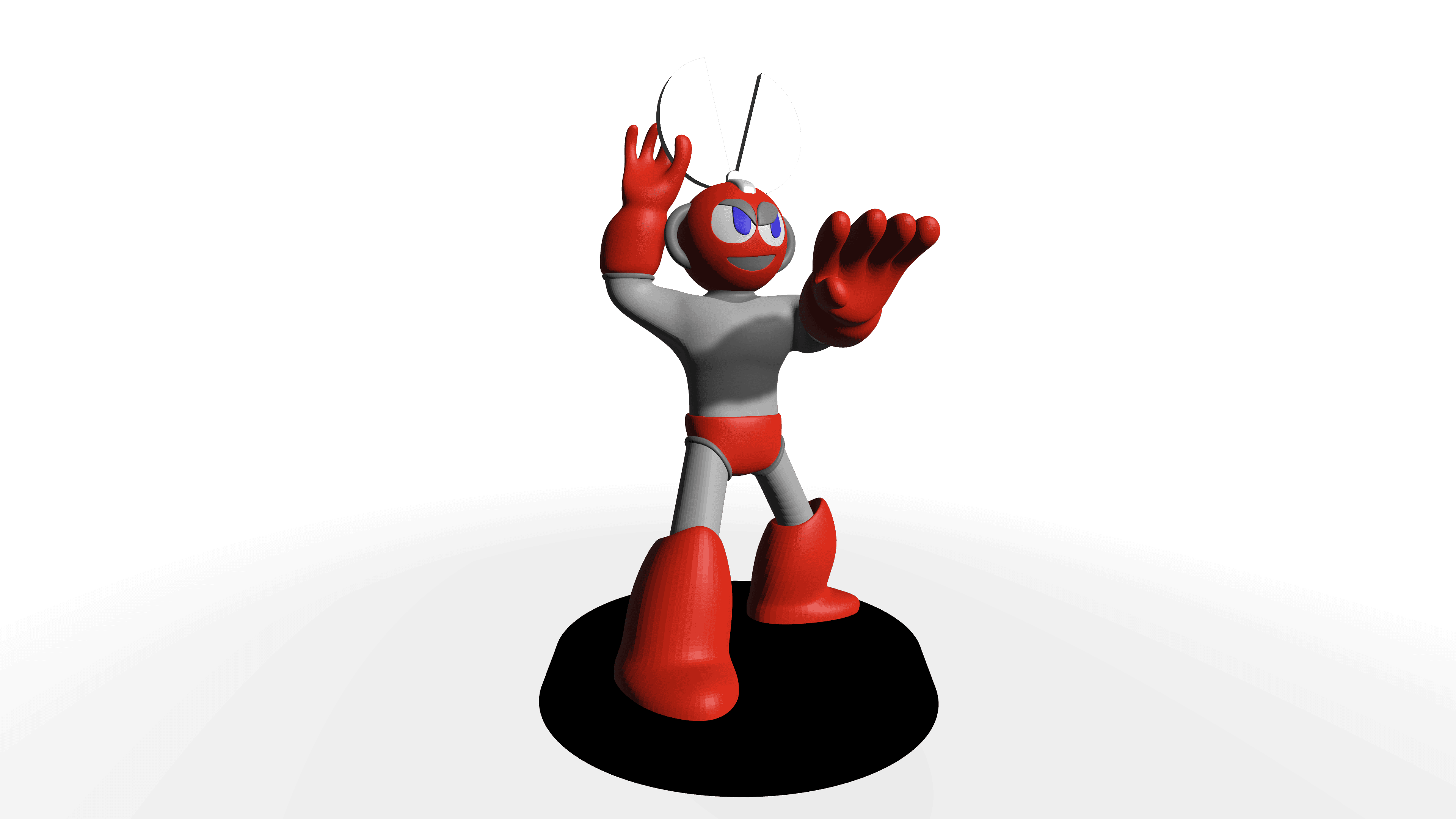 Cutman - Megaman 1 - Robot Master - Figure and Miniature 3d model