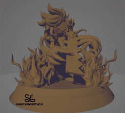 Red Velvet Cookie (2 Piece Model) 3d model