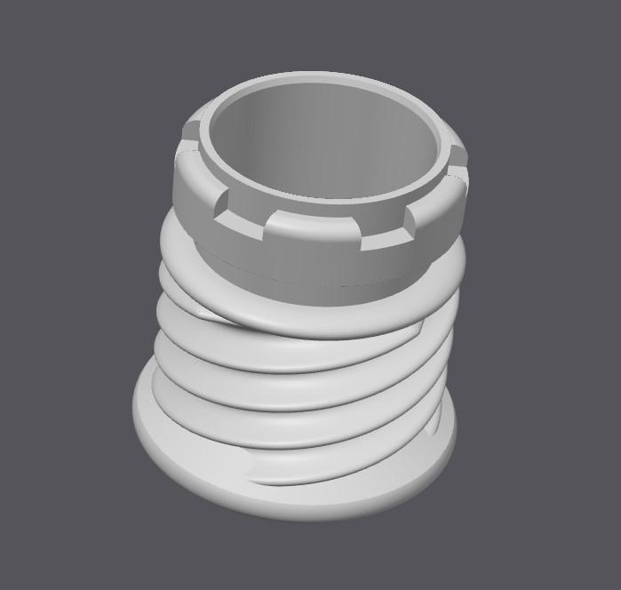 Rook Remix of Blank Can Cup 3d model