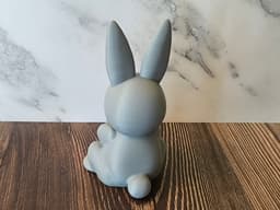 Easter Bunny With Basket 3d model