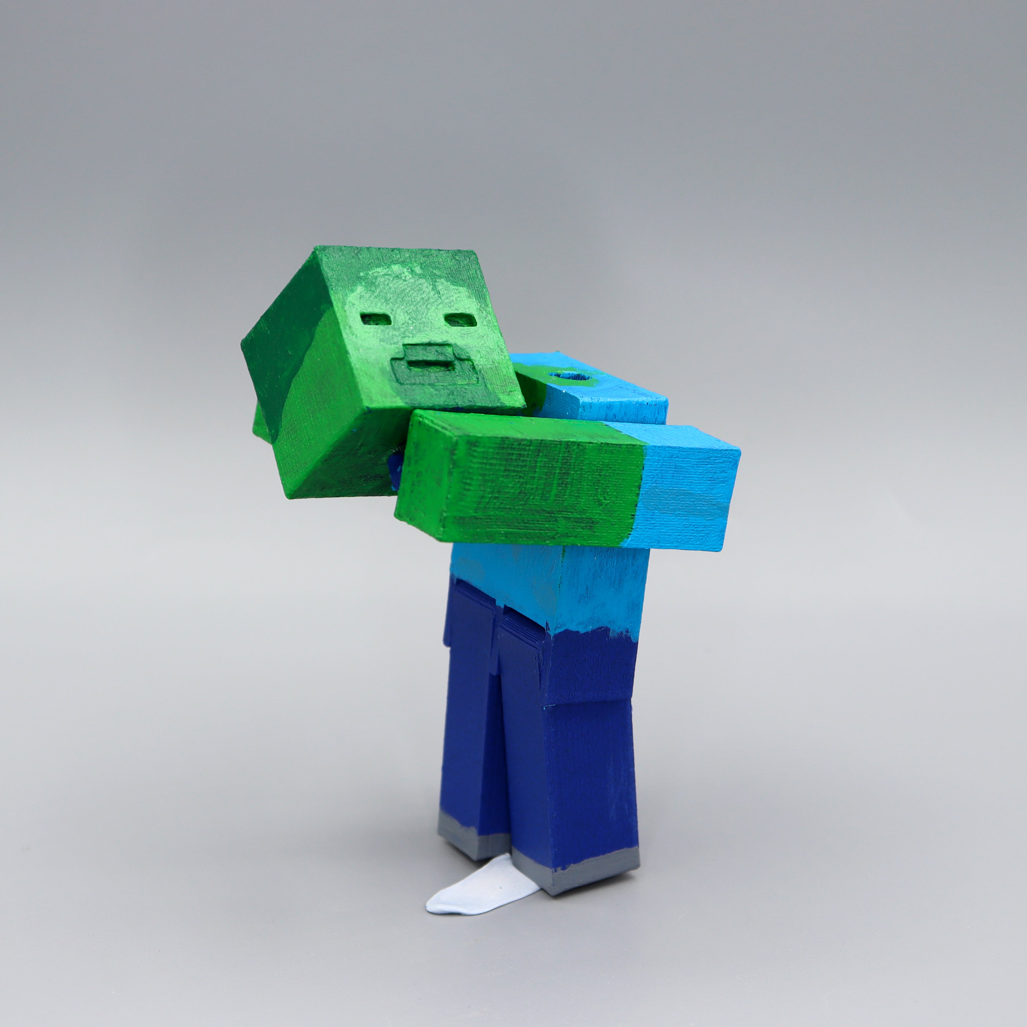 Zombie fully articulated 3d model