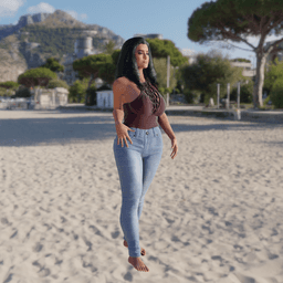 Beautiful Woman v2 3d model