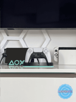 Modern Ribbed Controller Stand PS5 | Xbox Series X/S 3d model