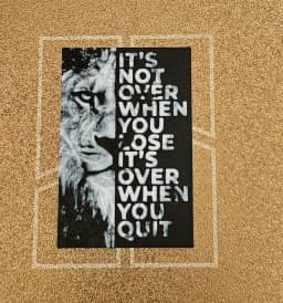 Hueforge Motivational Message - Only Black and White 3d model