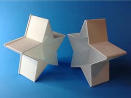 Star nestable box (v1) 3d model