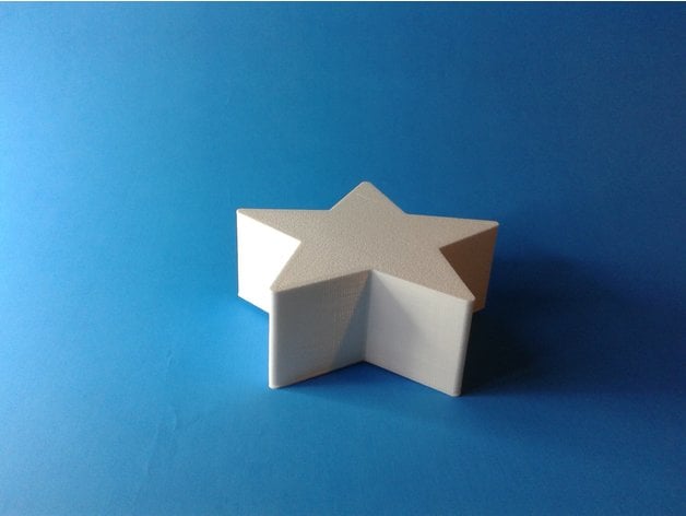 Star nestable box (v1) 3d model