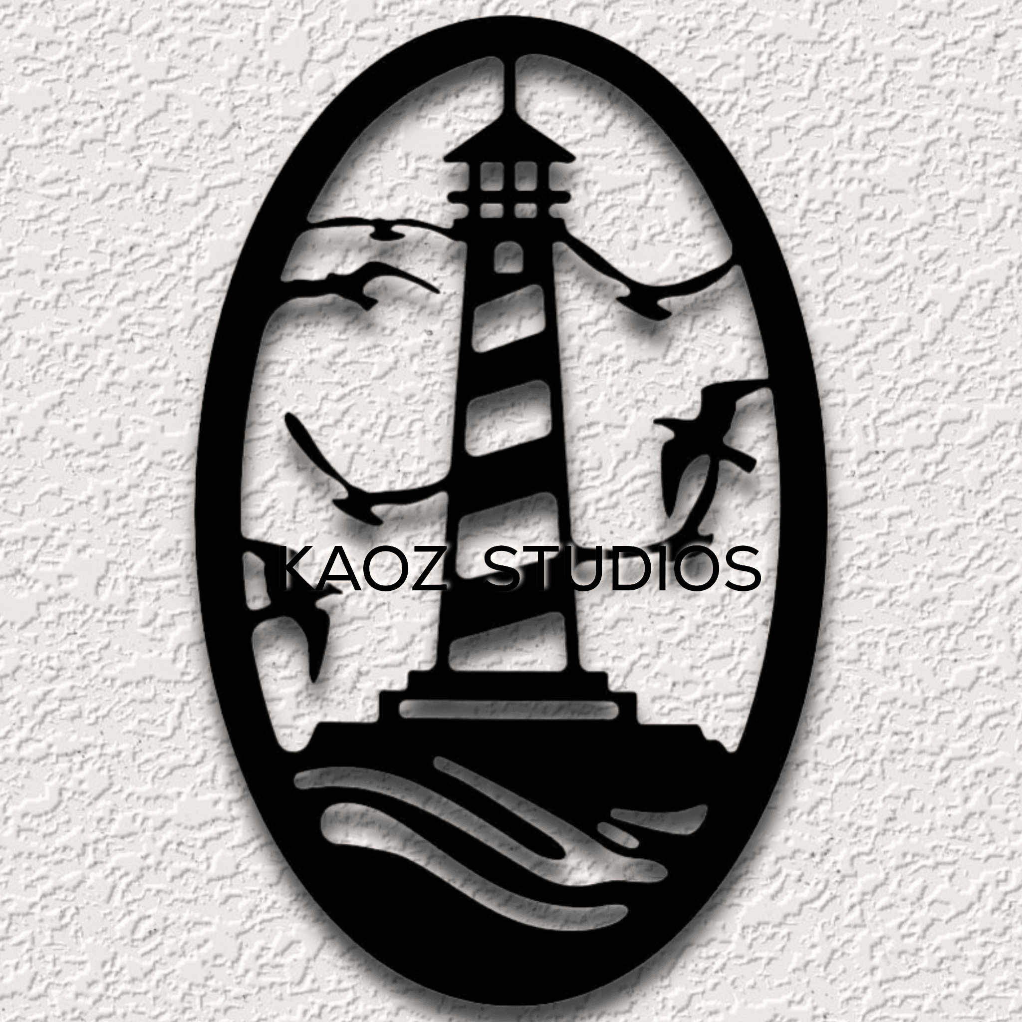 lighthouse wall art light house wall decor ocean decoration beach house 3d model