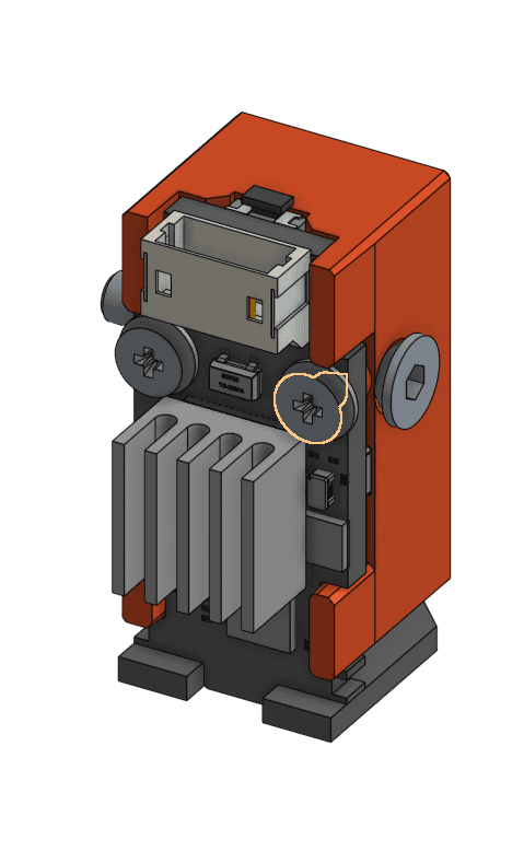 BTT Eddy SV08 Mount 3d model