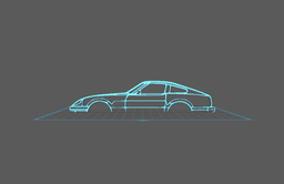Nissan - 280 Z Wall Art 3d model