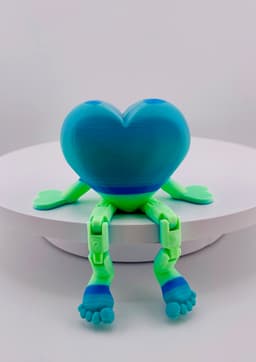 Flexi Leg Heart Buddy 3d model