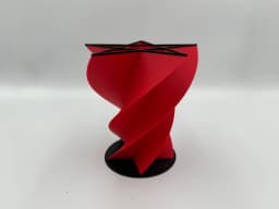 Twisted Pentagram Vase 3d model
