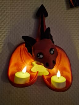 Dragon Tealight (Personal Use) 3d model