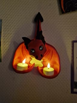 Dragon Tealight (Personal Use) 3d model