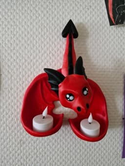 Dragon Tealight (Personal Use) 3d model