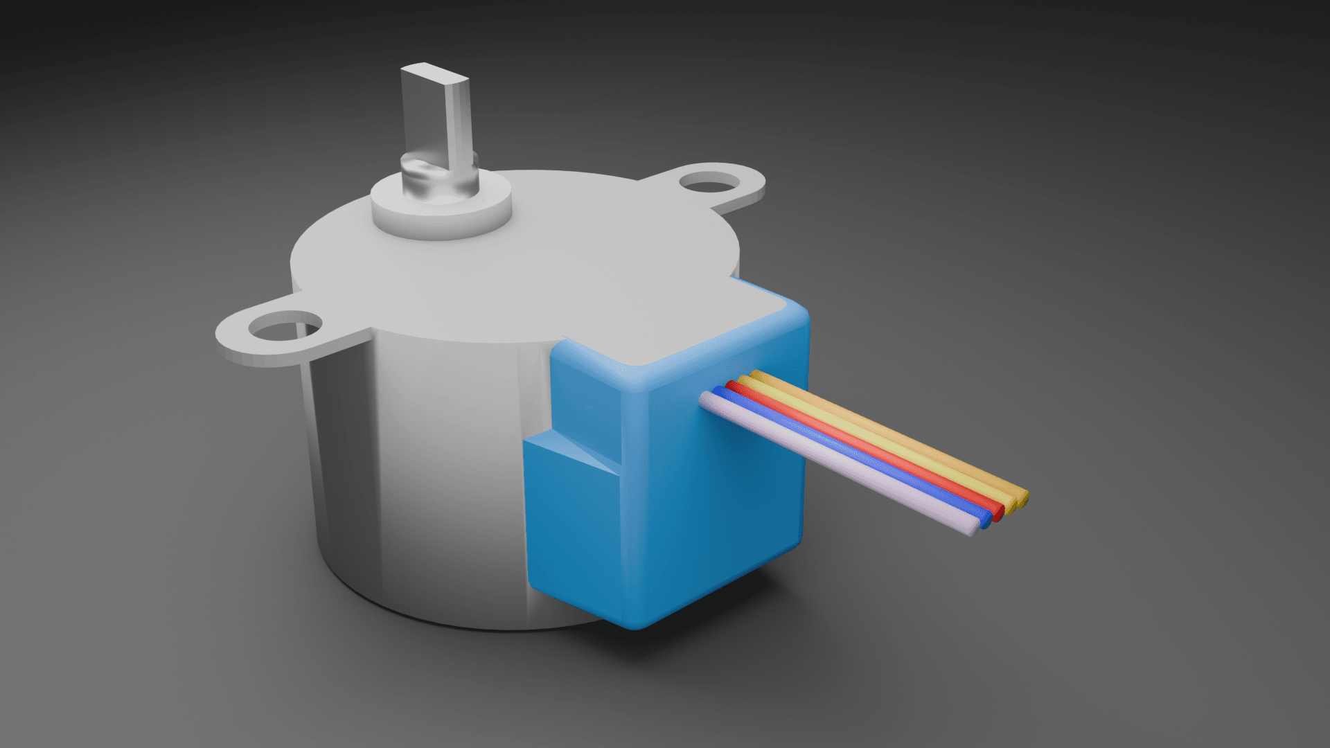 Mini Stepper object with exact dimensions 3d model
