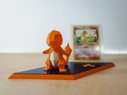 Pokemon Card Stand 3d model