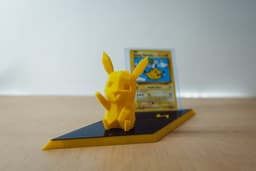Pokemon Card Stand 3d model