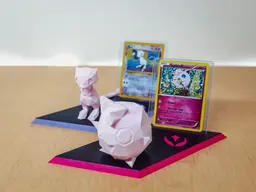 Pokemon Card Stand 3d model