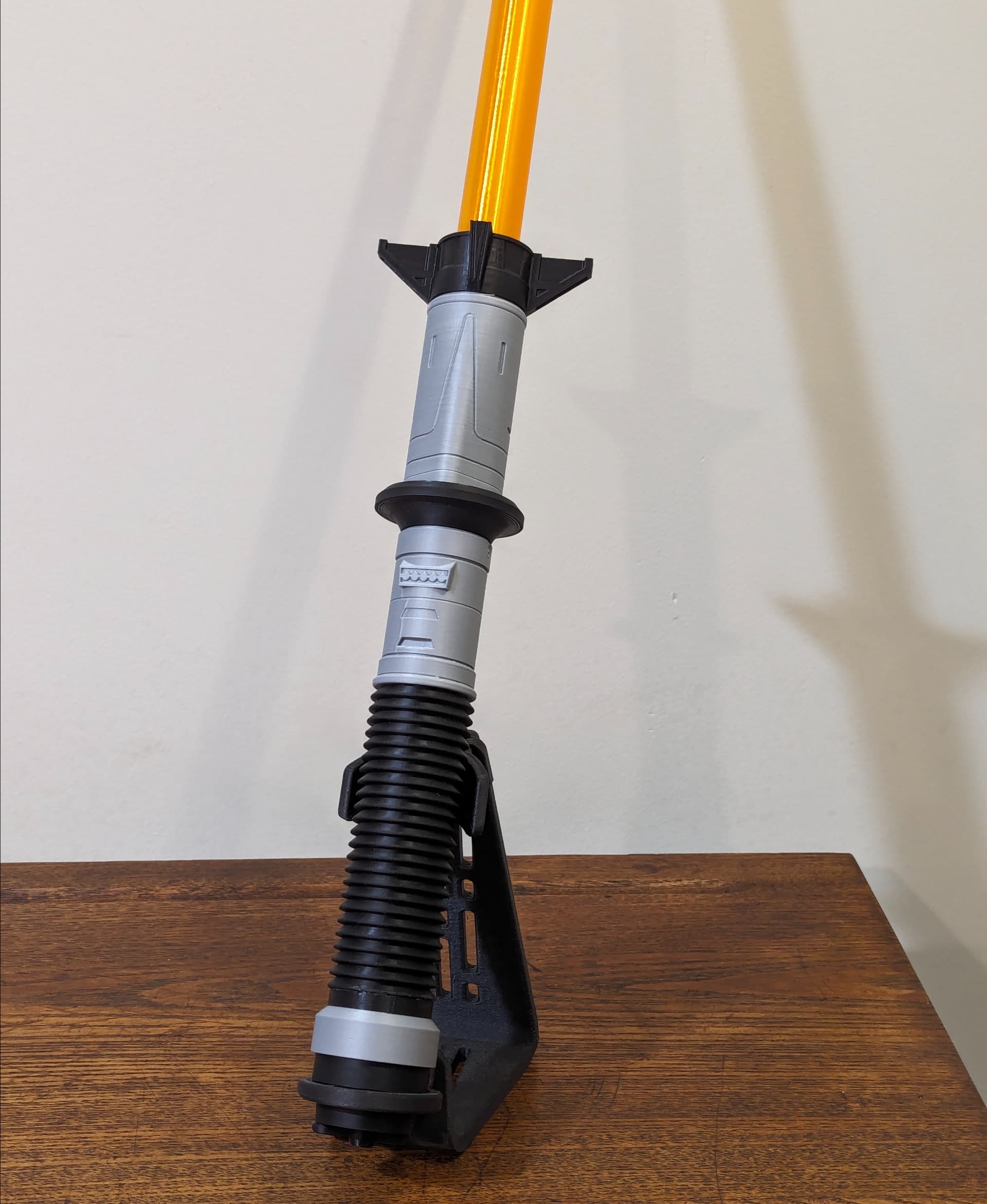 Filaments used:
Polymaker_3D PolyLite Metallic Silver
PrintedSolid Black
Hatchbox Transparent Orange
Printed on Prusa MK3.5