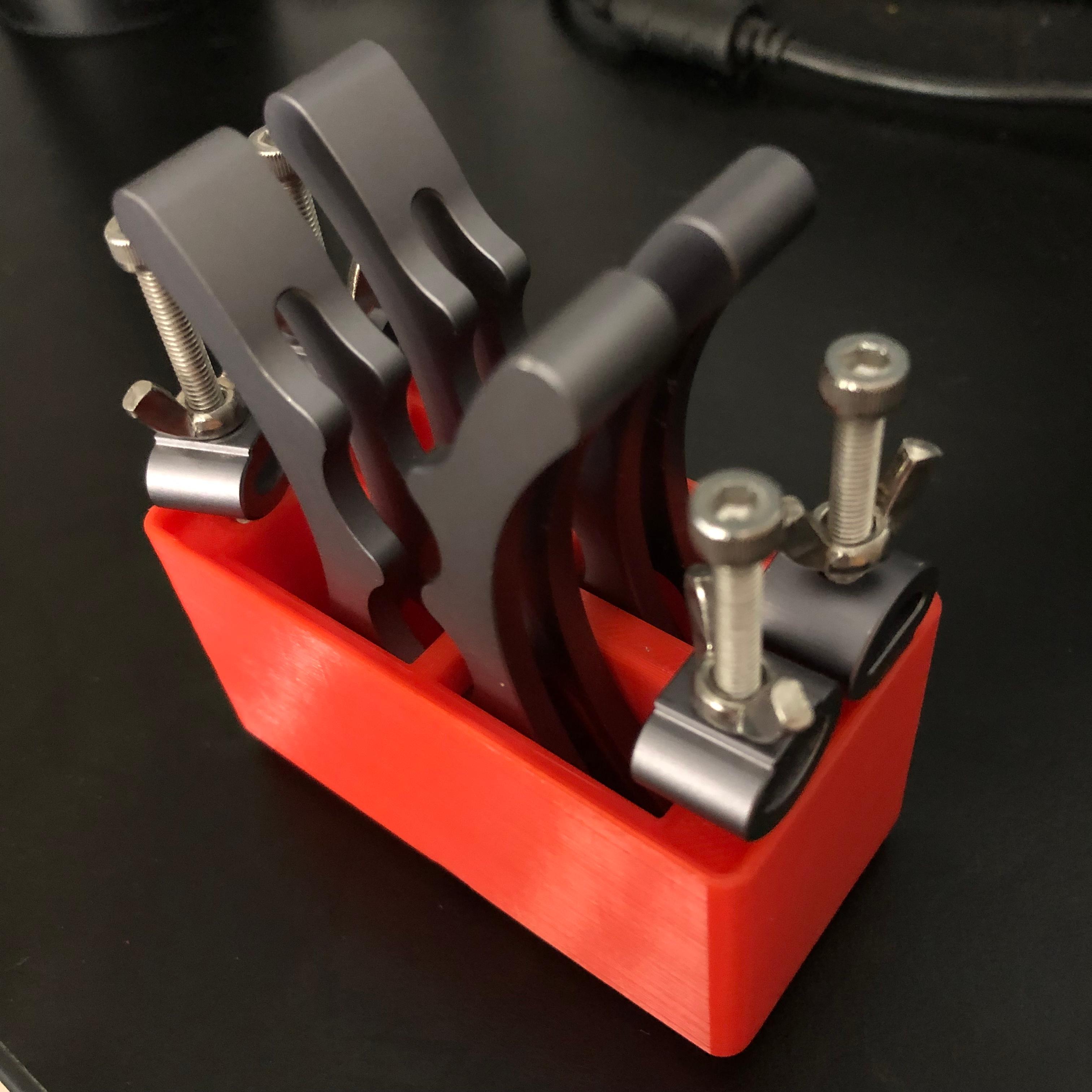 Gridfinity Holder for Snapmaker CNC clamps.stl 3d model