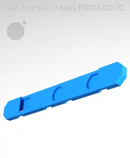 3 CU Universal Label Holder 3d model
