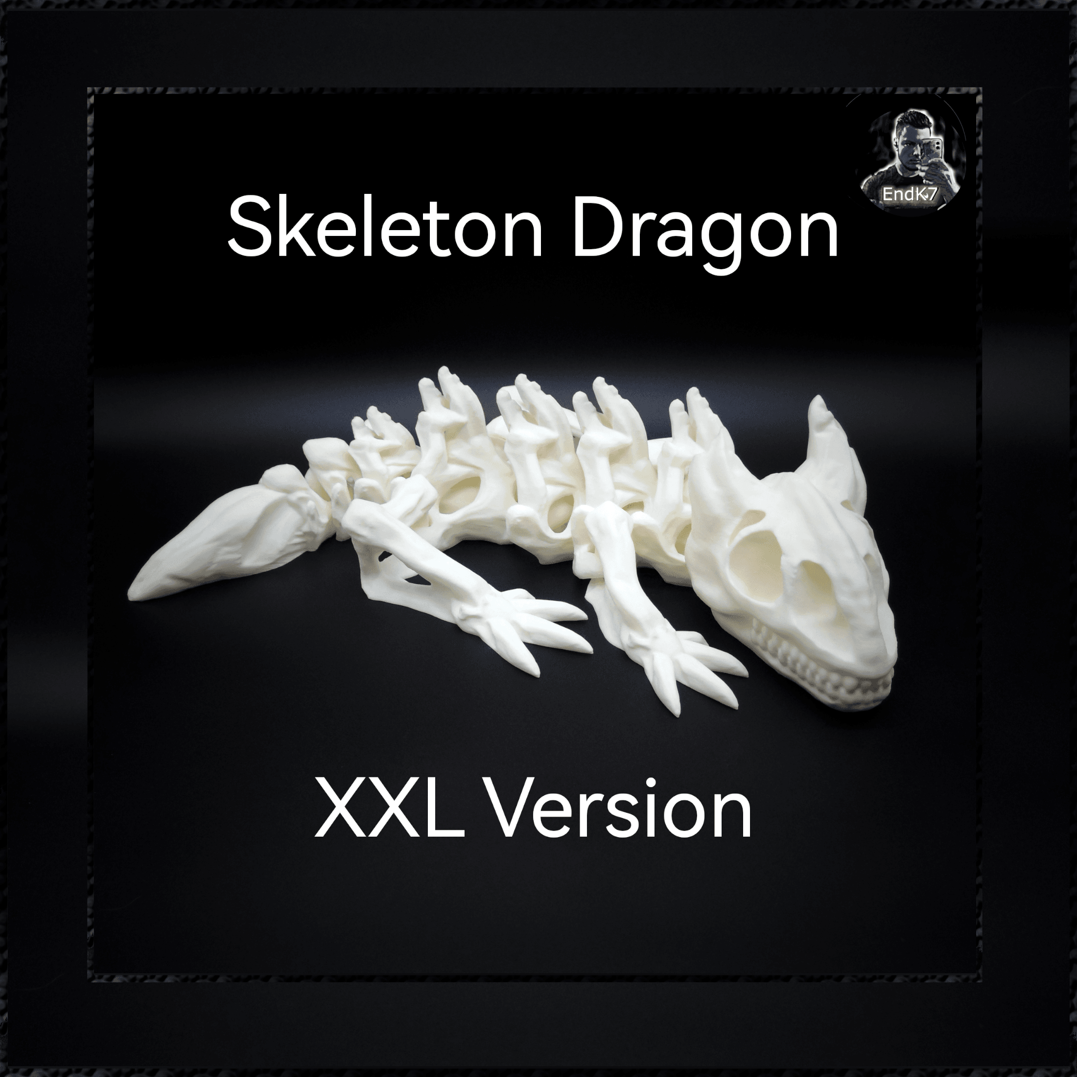 Skeleton Dragon XXL Version! 3d model