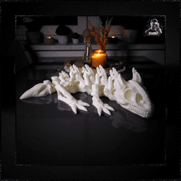 Skeleton Dragon XXL Version! 3d model