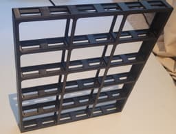 LEGO Minifigure Stackable Stand / Shelves - 6 Main Variations For 2-8 Characters! 3d model