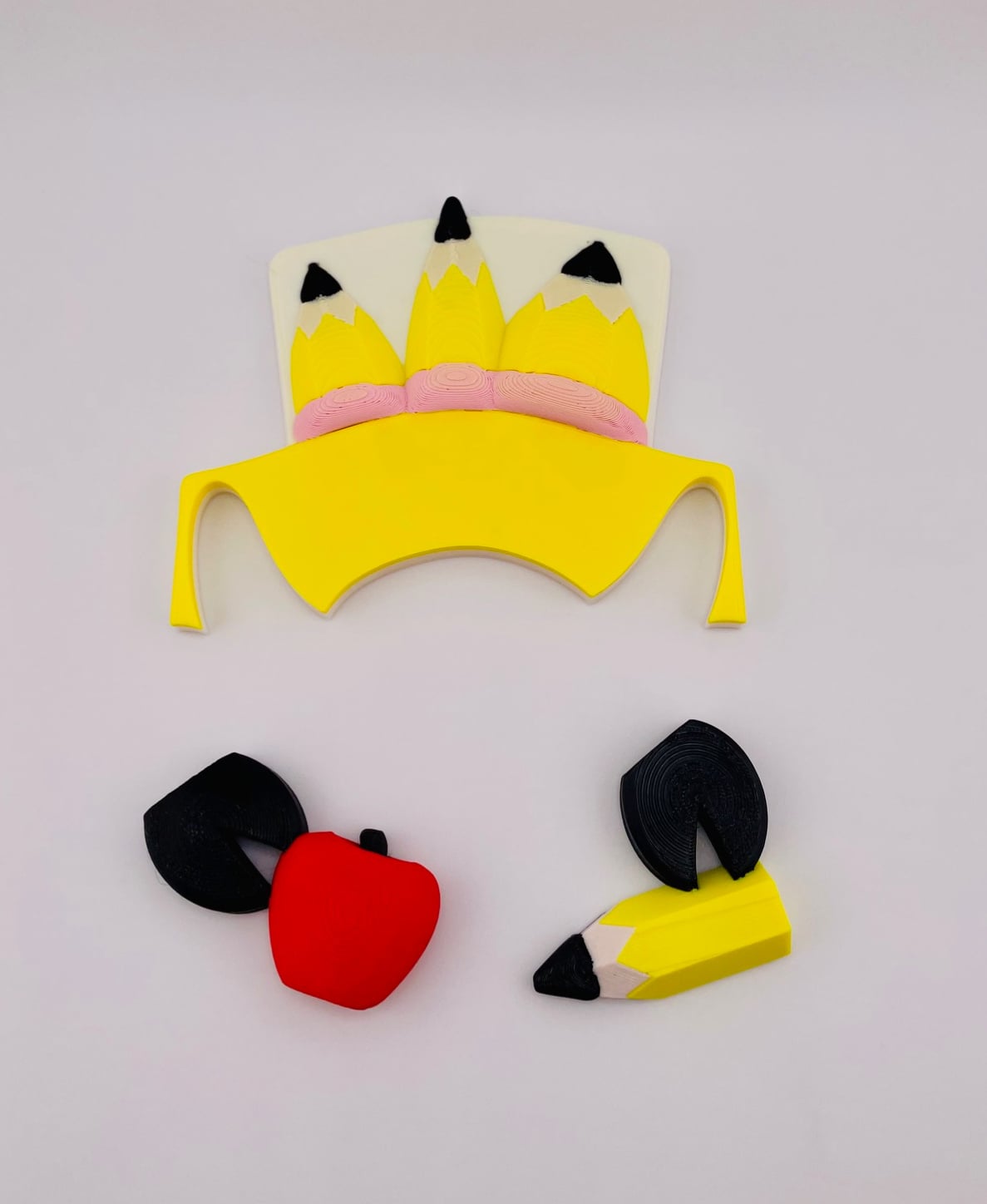 Magnetic School Hat For Modular Cow Sign 3d model