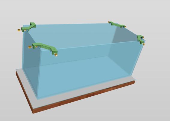 Remix du serre-joints collage aquarium 3d model