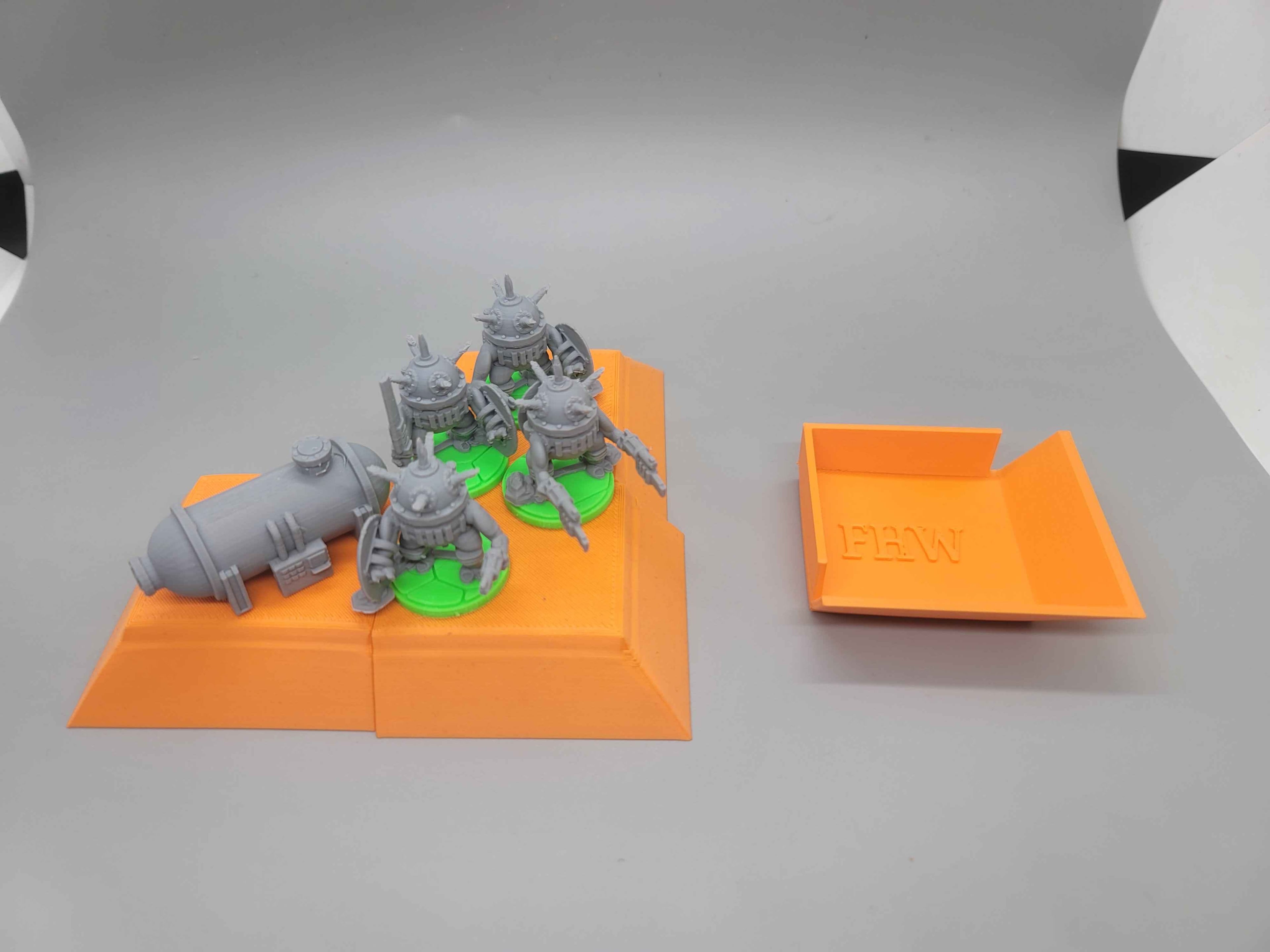 FHW: Ikea shelf corner stand for minis 3d model