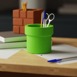RETRO BLOCK Collection - Pen Holder Set 3d model