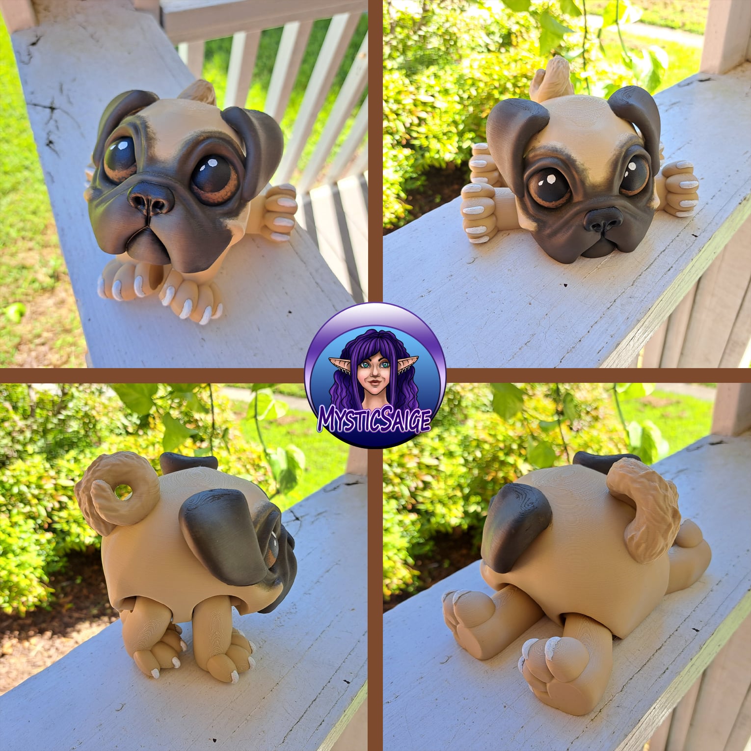 Pug Puff - Exclusive Model 3d model